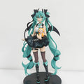 Anime Hatsune Miku 19CM Little devil raccoon Kawaii Action Figure PVC Doll Model Toys Desktop Decoration Holiday Gifts In Stock