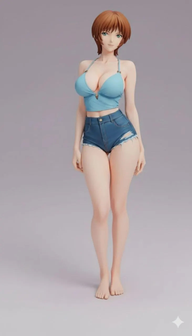 18cm-15cm-12cm-10cm) 3D Print Resin Toy Kit Gk Unpainted Figurine Diy Unassembled Statue Figures Model Toys