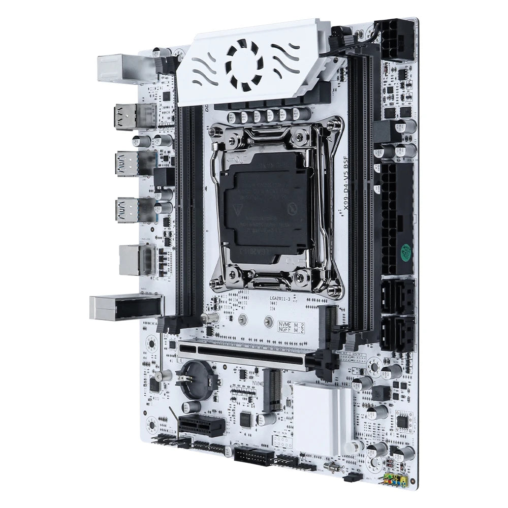 SOYO X99 Motherboard Set With LGA2011-3 Xeon E5 2650 V4 CPU DDR4 16GB (2*8GB) 2133MHZ RAM Memory NVME M.2 SATA C612 Chipset