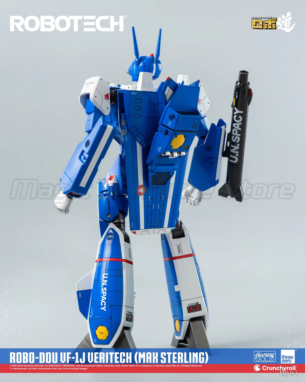 【MT】Threezero ROBO Robotech DOUUF-1J UERITECHMAH STERLING Action Figure Toy Model Collection