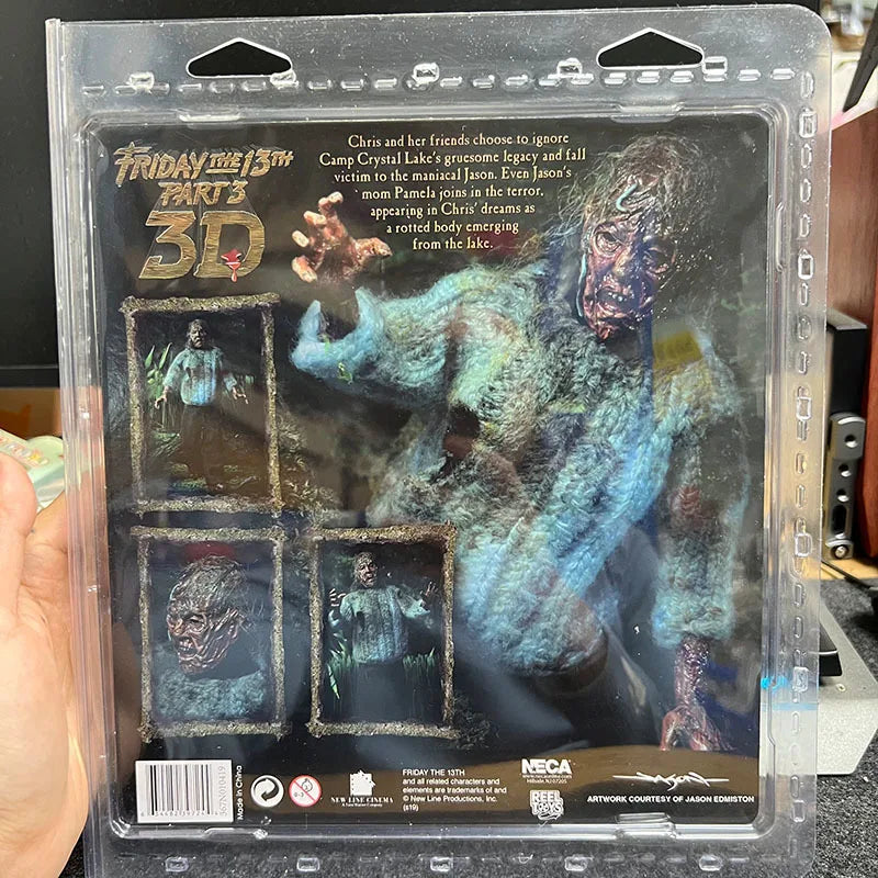 Neca Friday The 13: Corpse Pamela Action Figure Model Toy 8-Inch Movable Model Collection Ornament Gift Genuine