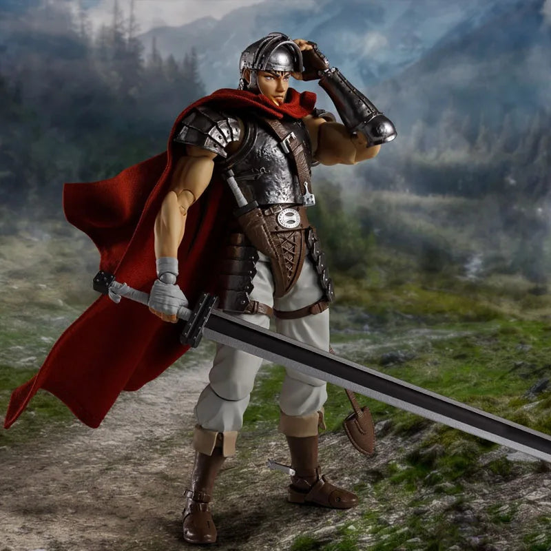 In Stock BANDAI Original S.H.Figuarts Berserk GUTS THE BAND OF THE HAWK ISIDRO Action Figure Model Gift for Kid Foam Box Packag