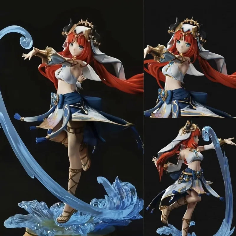 Female Dancer Nilu Garage Kit Action Figure - Two-Dimensional Cartoon Beautiful Model Ornament for Collectors And Gifts