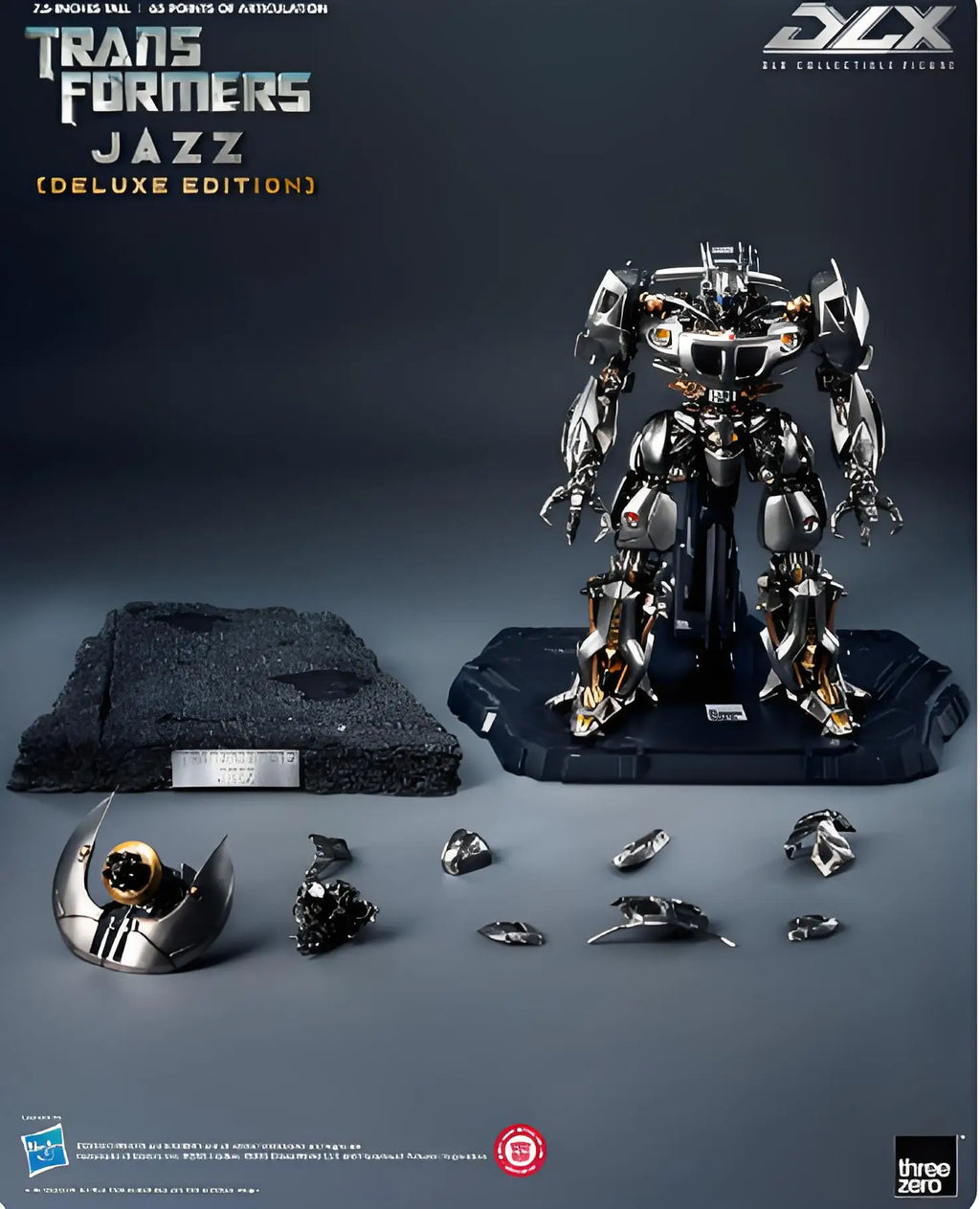 (24-hour Shipping) Transformation Toys 3A Threezero DLX Jazz Autobot Action Figure Model Collection Gift