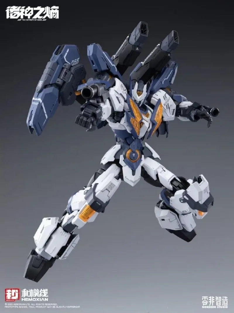 Hemoxian 1/100 Zero-Non Series Entropy of The Gods Thunder God NZS-05-3 Assembled Mech Model Kit Figure Collectible Gift for Boy