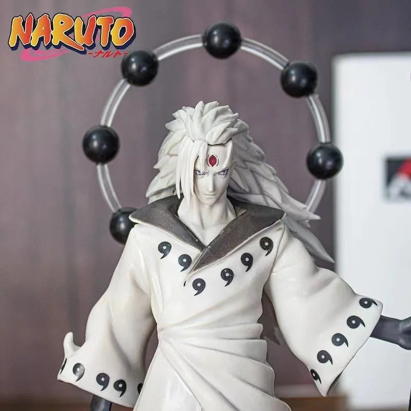 Naruto Anime Figur Modell 28cm Uchiha Madara Actionfigur PVC Statue Sammlerstück Kinderspielzeug Geschenk