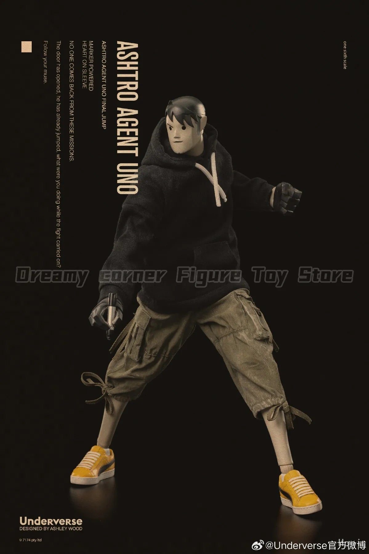 【In Stock】Original Underverse Ashtro Agent 1/6 Action Figure Toy Model Gift Collection