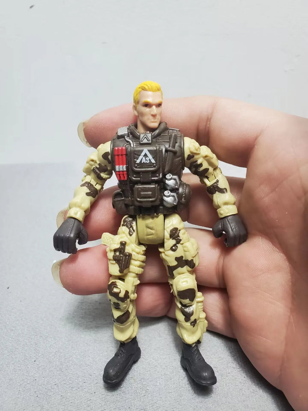 9cm 3.75" Solider Farmer Worker Military Police Action Figure Limite Collection Pirate Player Model Toy Gift for Kid Child Adult