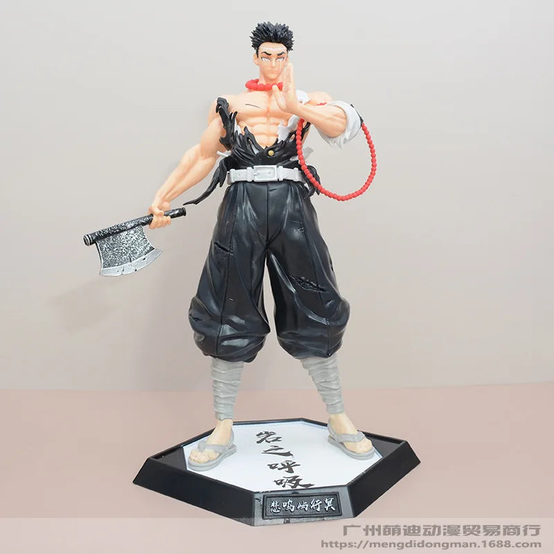 Anime Demon Slayer Himejima Gyomei Standing posture Action Figure PVC Model statue Toys Doll Desk Decor Collectible Gifts