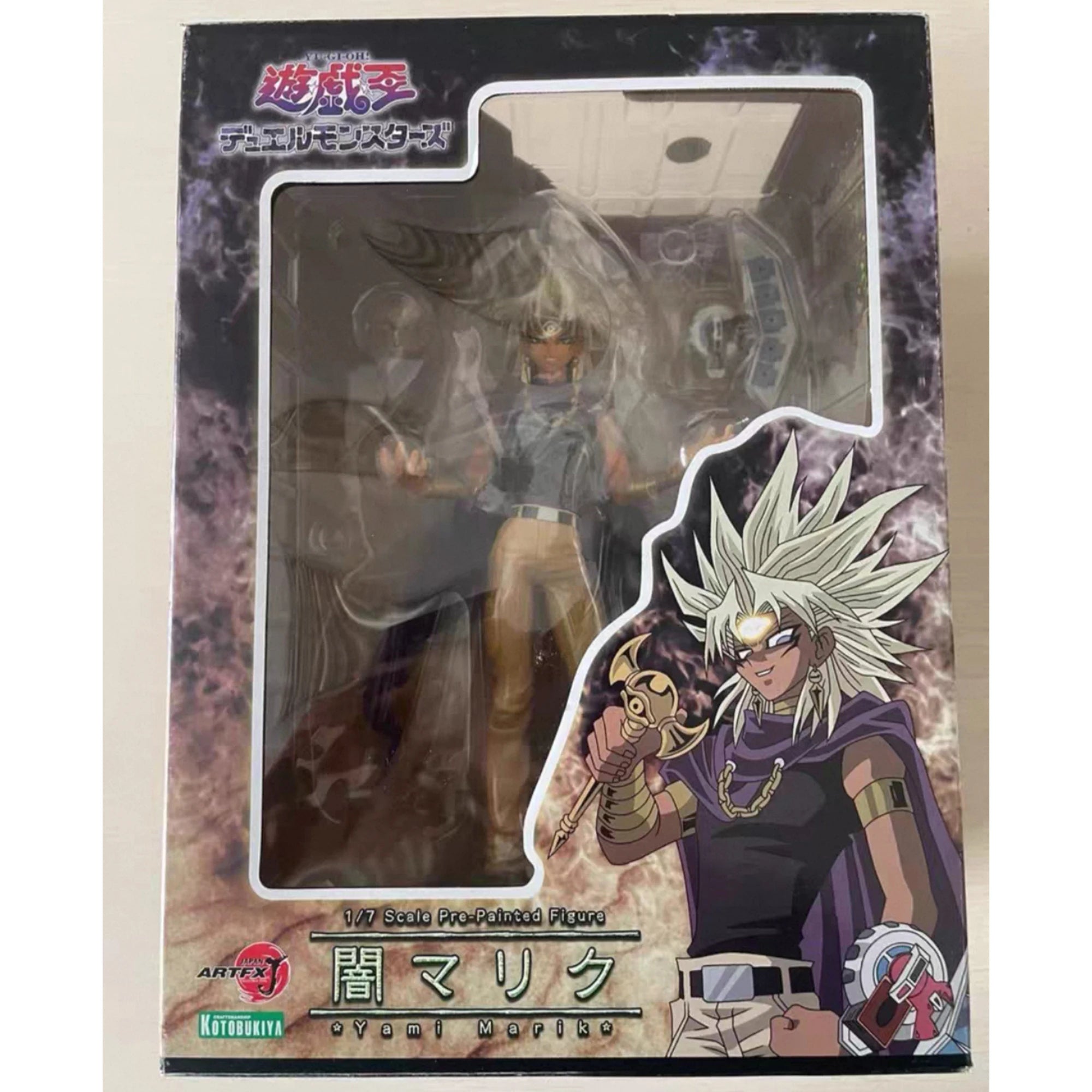 Original KOTOBUKIYA ARTFX J Yu-Gi-Oh! Duel Monsters Yami Marik / Marik Ishtar 1/7 Scale Anime PVC Figure Villain Collectible Sta
