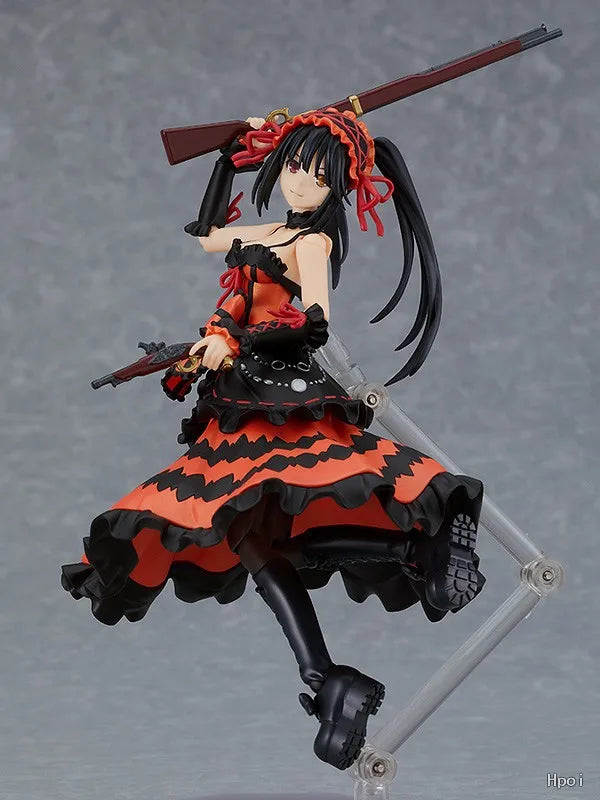 Max Factory Genuine Figma Series Date A Live III Anime Toy Model Kurumi Tokisaki 585 Mobile Model Toy Collectibles