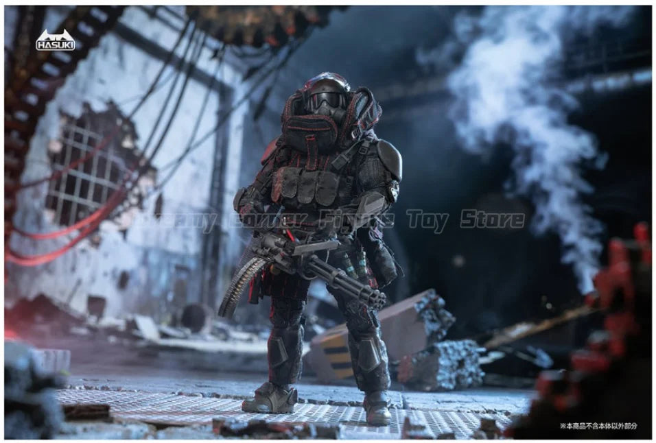 【In Stock】Original HASUKI SALVO Series SA-02 Black Ops Limited Edition 1/12 Action Figure Toy Model Collection