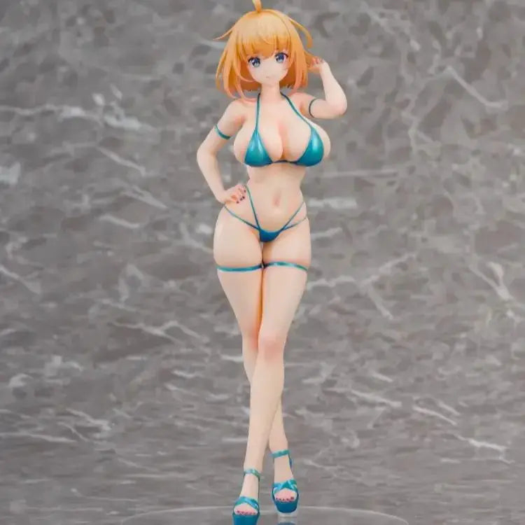 Judai 27cm Original KoiKoi Bunny Suit Planning Sophia F Shirring Bikini Swimsuit PVC Action Figure Model Doll Toys