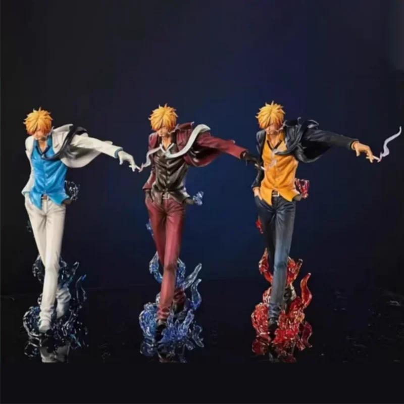 25cm One Piece Sanji Anime Figure Fashion Show Sanji Figurine Pvc Model Statue Doll Decoration Collection Desk Ornament Toy Gift