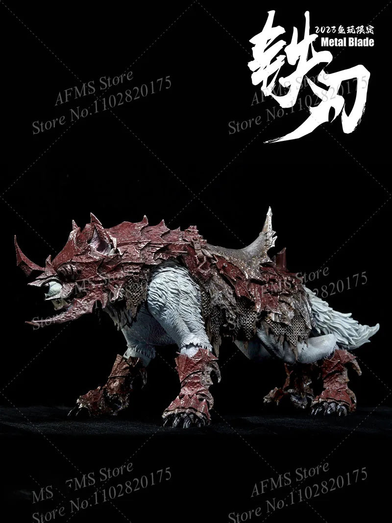 Limited Edition FishToys D20 1/12 Scale Collectible Figure Metal Blade Giant Wolf Mount Wilderness Wolf Full Set Action Figure