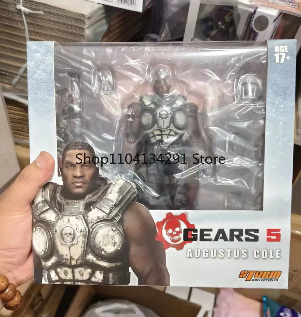 Original Storm Toys 1/12 Marcus Fenix Gears of War Soldier Model 6'' Beast Rider 18 cm Action Figure Model Gift Collection