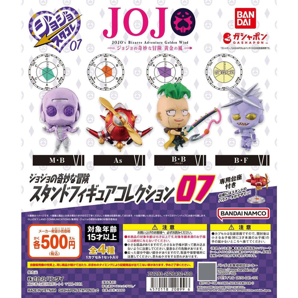 JoJo's Stand Gashapon SD 07 - Golden Wind - Cute Q - Version Mini Ornaments