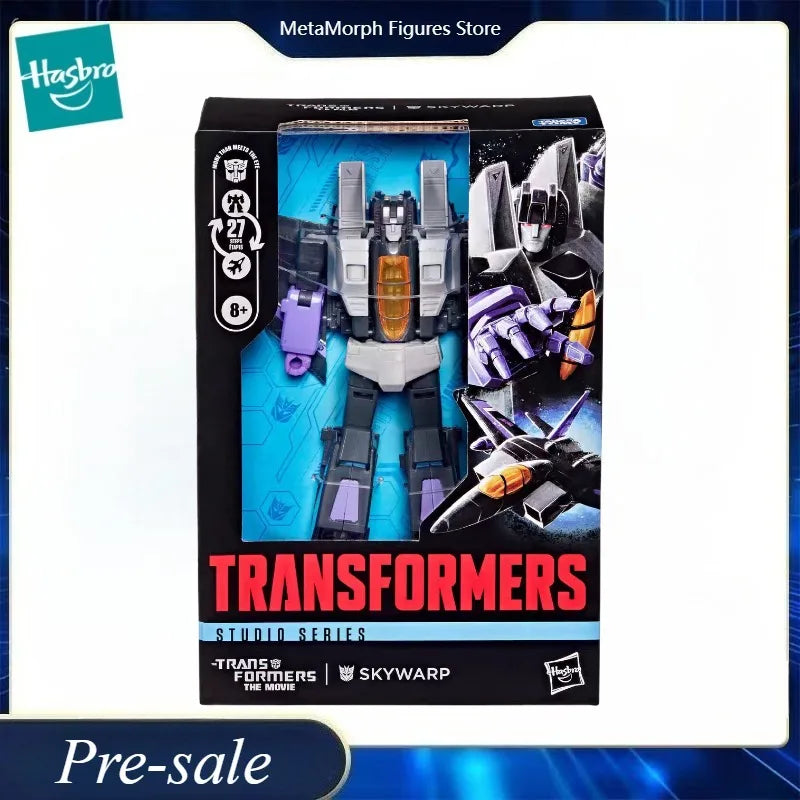 【Pre Sale】Original Hasbro Transformers Studio Series Skywarp Anime Figure Collection Toy Model
