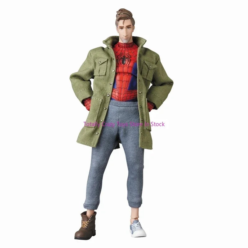 In Stock Original MAFEX No.235 Spider-Man Peter B Parker Spider-Man Action Figure Model Collection Toy Gift