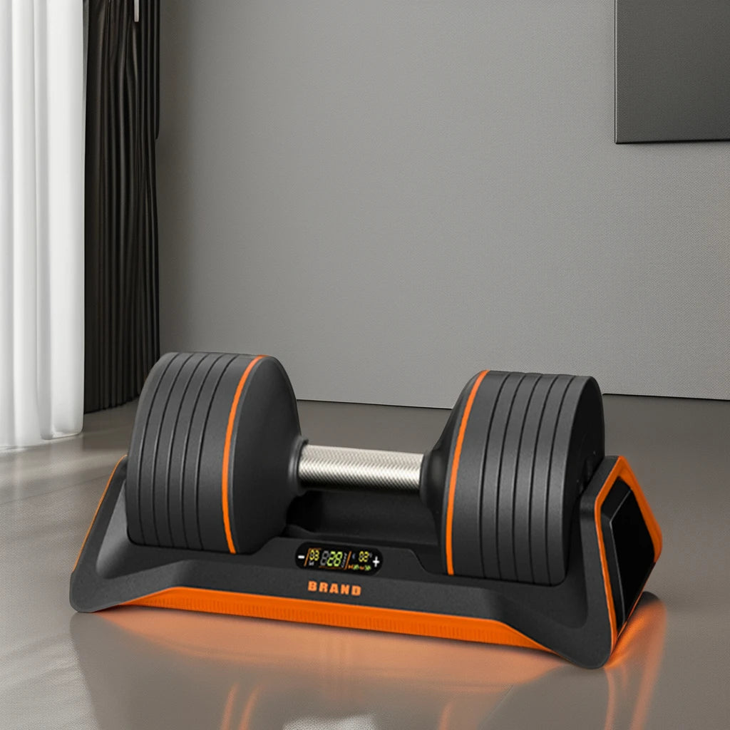 Customized 18kg Smart Dumbbells New Design Adjustable Training Equipment for Home Gym with Fitness Dumbbell Sets