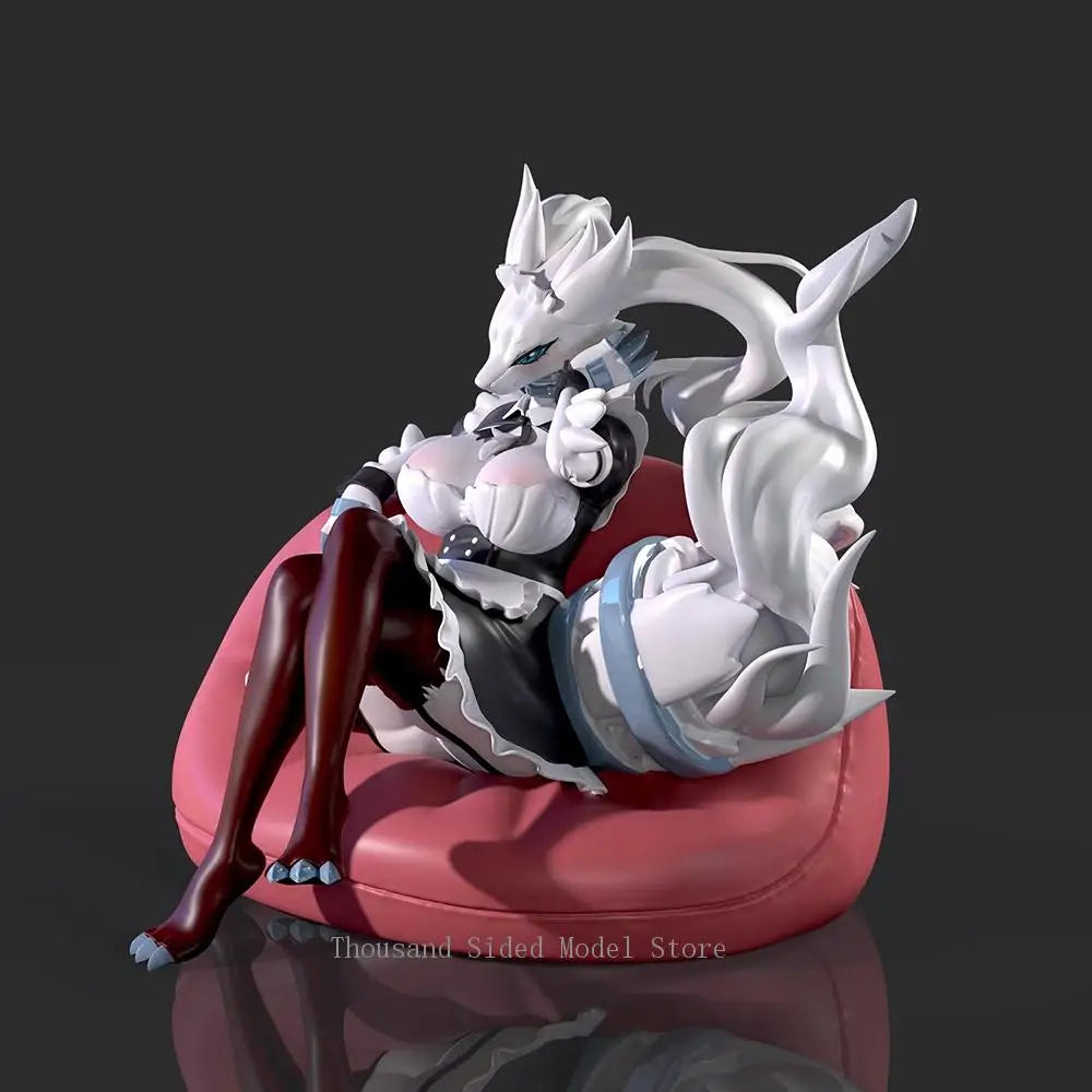 IN Stock Original IDPLAYER Pokemon Maid Reshiram GK Model Collectible Figurine Toys Genuine Anime Figure Model Ornament Gift