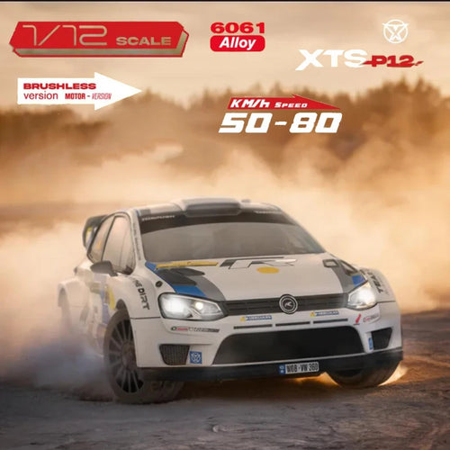 1/12 Full Scale Rc Rally Car Xts-P12 Brushless 80km/H 4x4 Remote Control Drift Toy For Boys Professional Simulation Model
