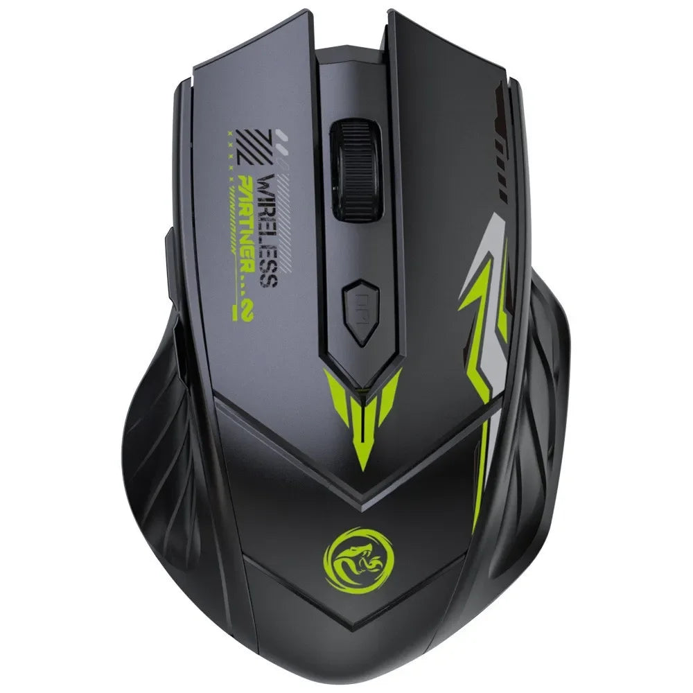 2.4G Wireless Mouse Bluetooth 5.4 Mouse Dual-Mode Gaming Mice E-Sports Rechargeable Mouse 1600DPI PC Gamer Mouse For Computer