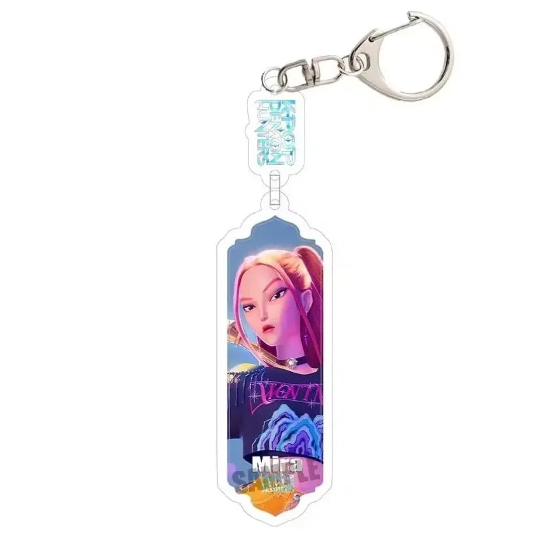 Anime Kpop Demon Hunter Stehende Marke Acryli Rumi Mira Zoey Waren Modell Stehende Marke Spielzeug Ornament Mode Wohnkultur Geschenk