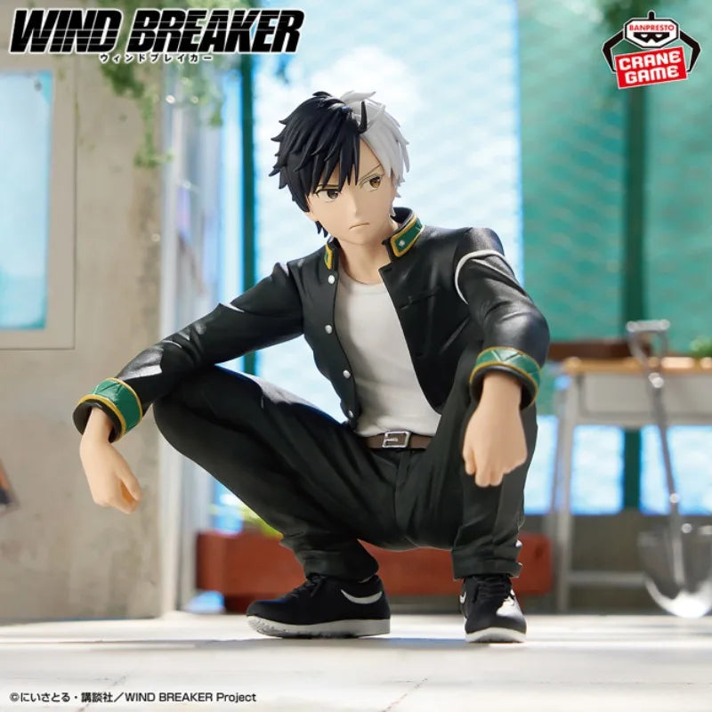 In Stock Original BANDAI BANPRESTO WIND BREAKER Chatting Time PVC 11CM Anime Character Model Collection Toys Gifts