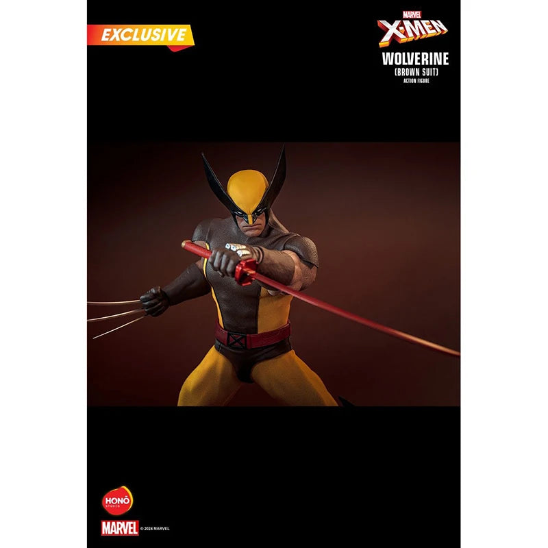 Original Hot Toys HT HS03 X-Men Xmen Wolverine Brown Suit 1/6th In Stock Anime Action Collection Figures Model Toys