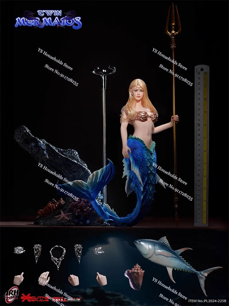 In Stock TBLeague PL2024-225A Blue PL2024-225B Normal Verison 1/6 Sea Beauty Female Monster Action Figure Delicate 12" Doll