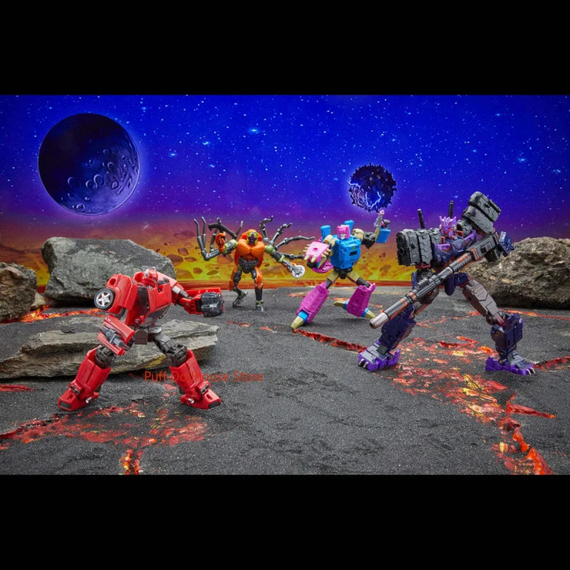 In stock Transformer Channel Limited Target Duel Four Set Anime Character Figures Model Toys Promotional Gift Collection