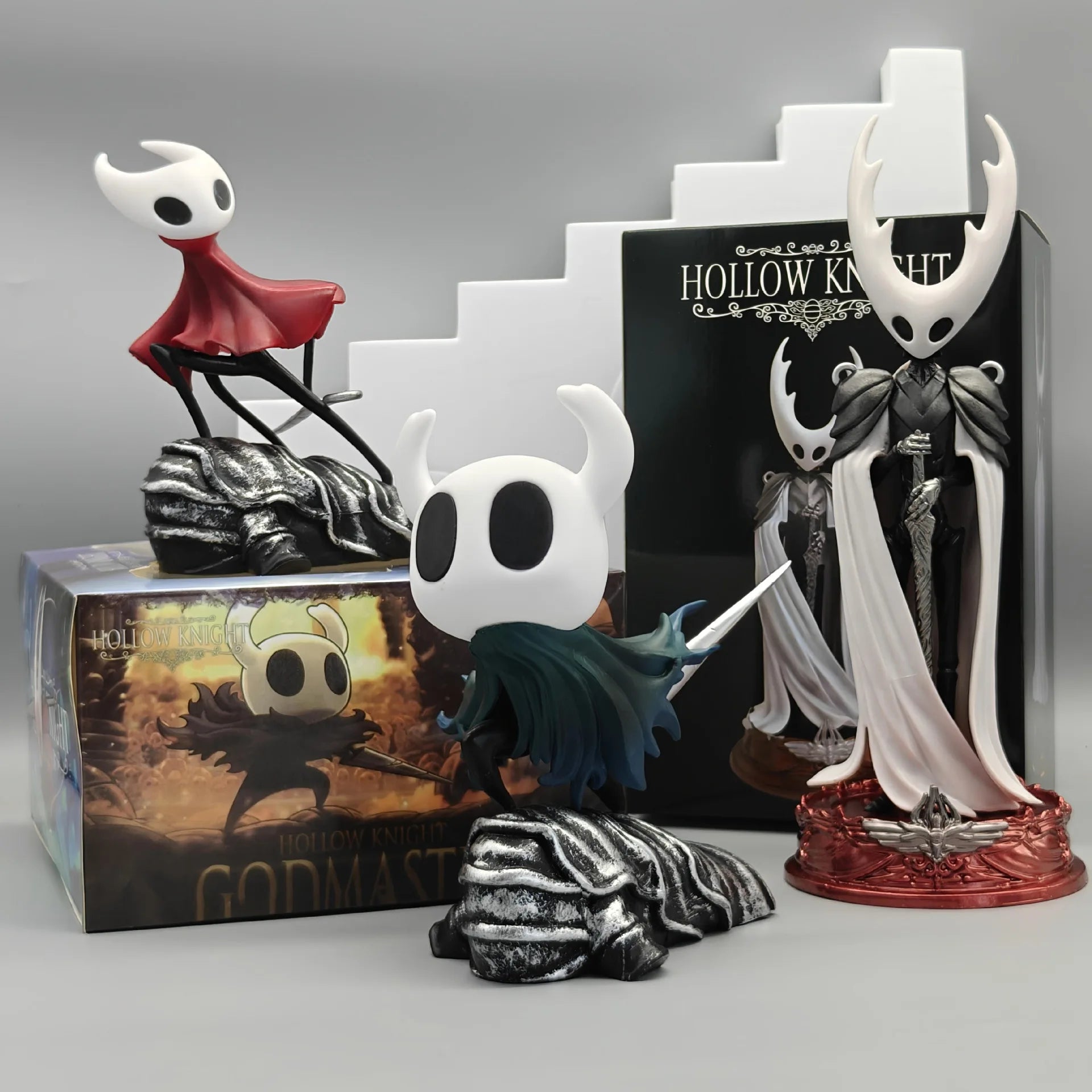Hollow Knight Game 17cm Character Figurine Set Hornet Desktop Collectible Souvenir Handheld Toy Figure For Gift Series Ornaments