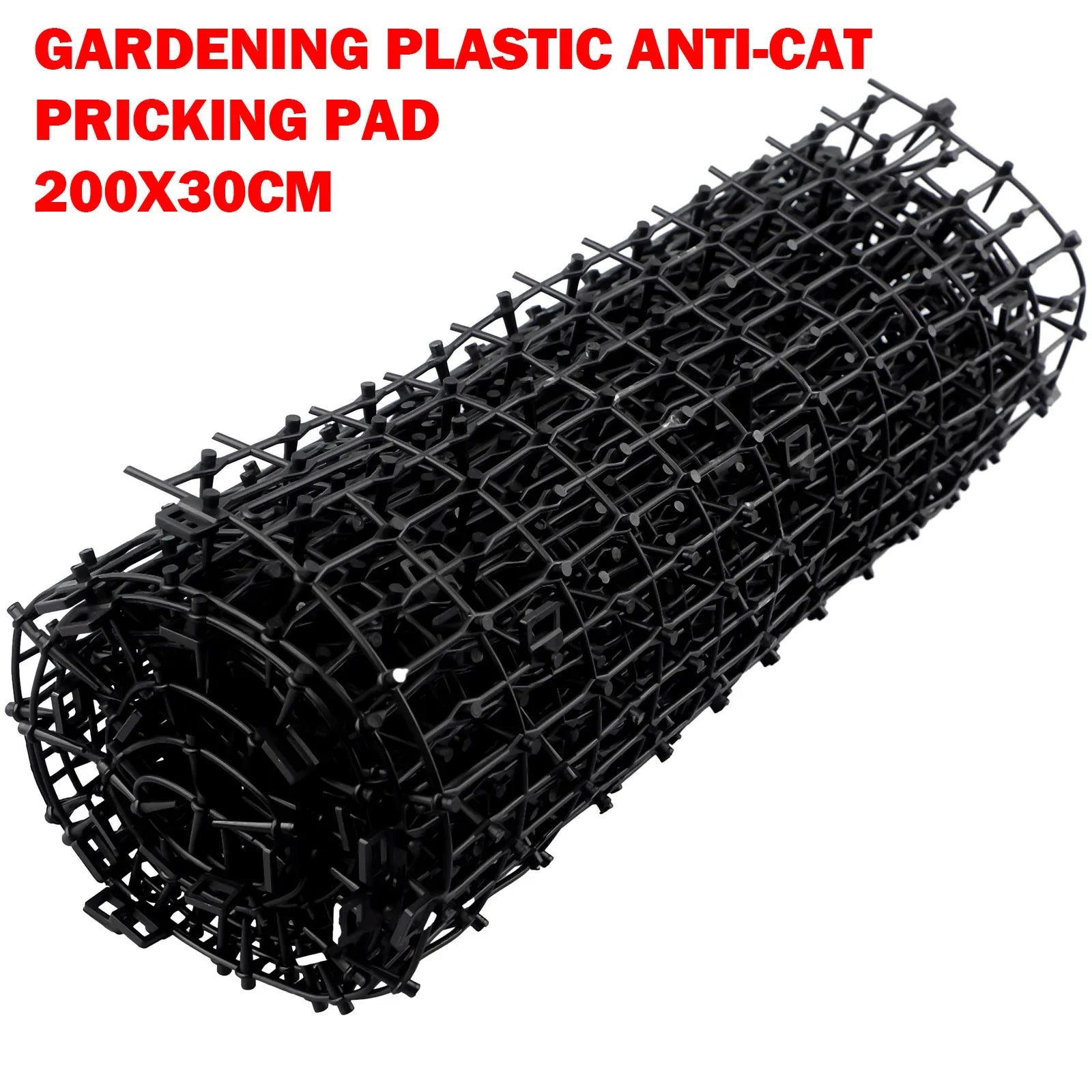 2M Garden Cat Scat Repellent Mat Prickle Strips Anti Cat Net Spike Deterrent Keep Cat Dog Away Digging Climbing Pets Supplies