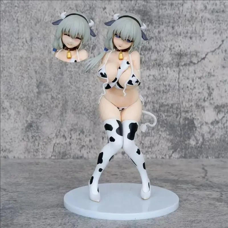 22cm Uzaki-chan Wa Asobitai! Uzaki Tsuki Sexy Nude Girl Model PVC Anime Action Hentai Figure Sexy Figure Toys Gifts