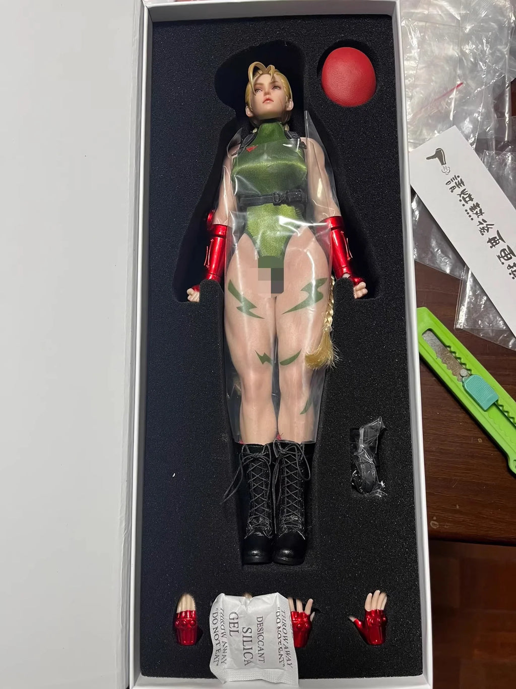 In Stock Originate PLAY TOY SF Cammy White P020 Movable Model Toys Collection 1/6 Steel bone silica gel body SF Cammy White