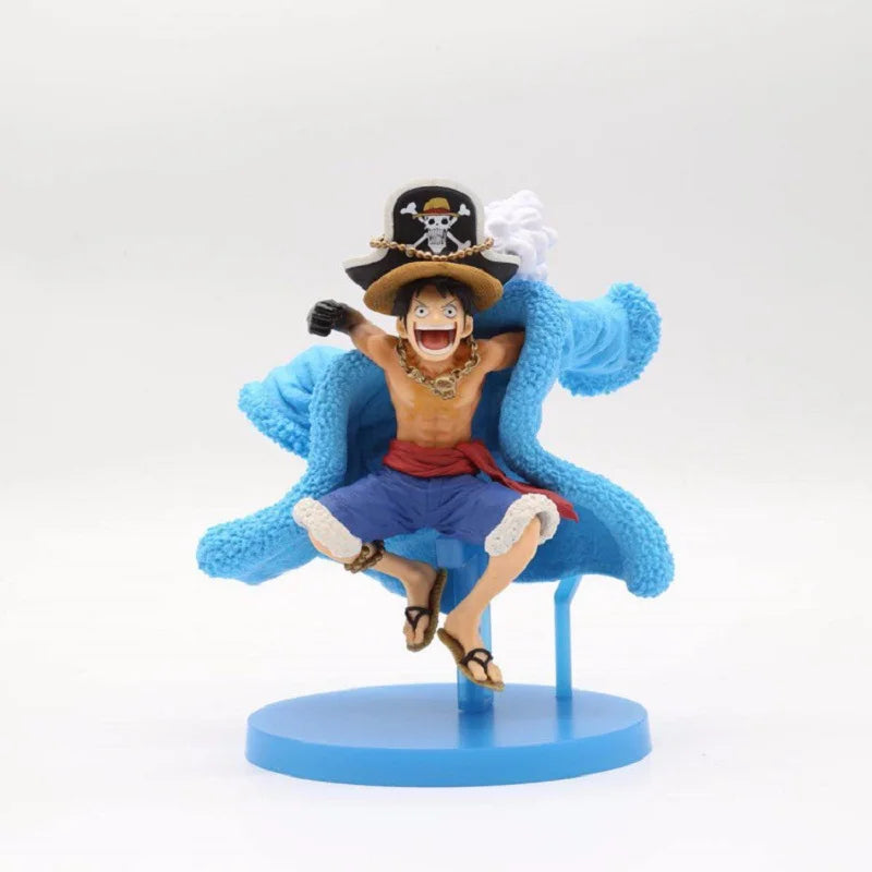 One Piece Фигура Аниме 20-та годишнина Синя Версия. Луфи Зоро Чопър Санджи Робин Франки Усоп Нами Брук Екшън Фигура Модел Играчка