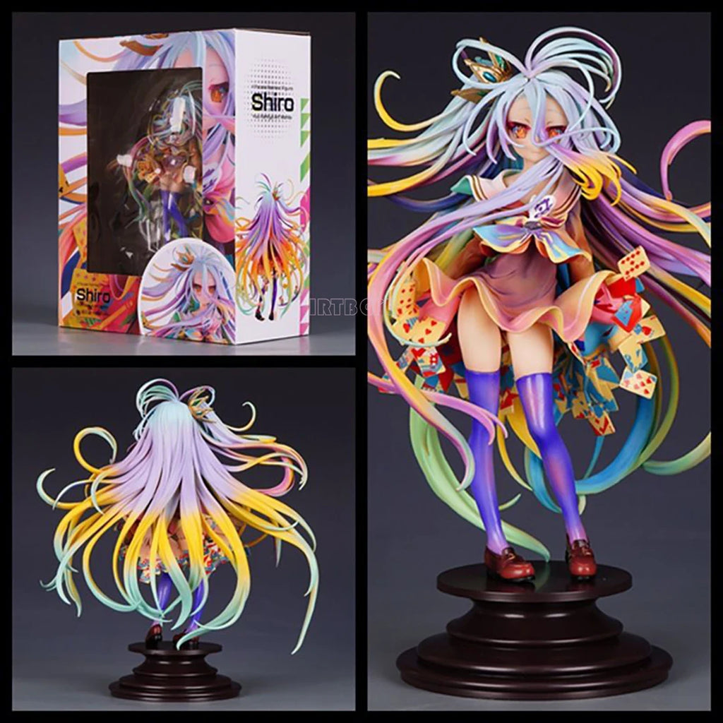 Без игра, без живот, Широ 1/7, Юу Камия, произведения на изкуството, GSC, момичета, играчки, японско аниме, PVC фигурка, играчка, колекционерски модел, кукла