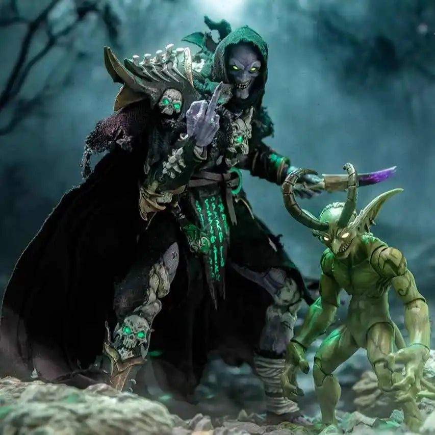 New In Stock Memory Toys Warcraft Necromancer Baron Scharmann Goblin Movable Model Metytoyz Undead Collection Toys Gifts