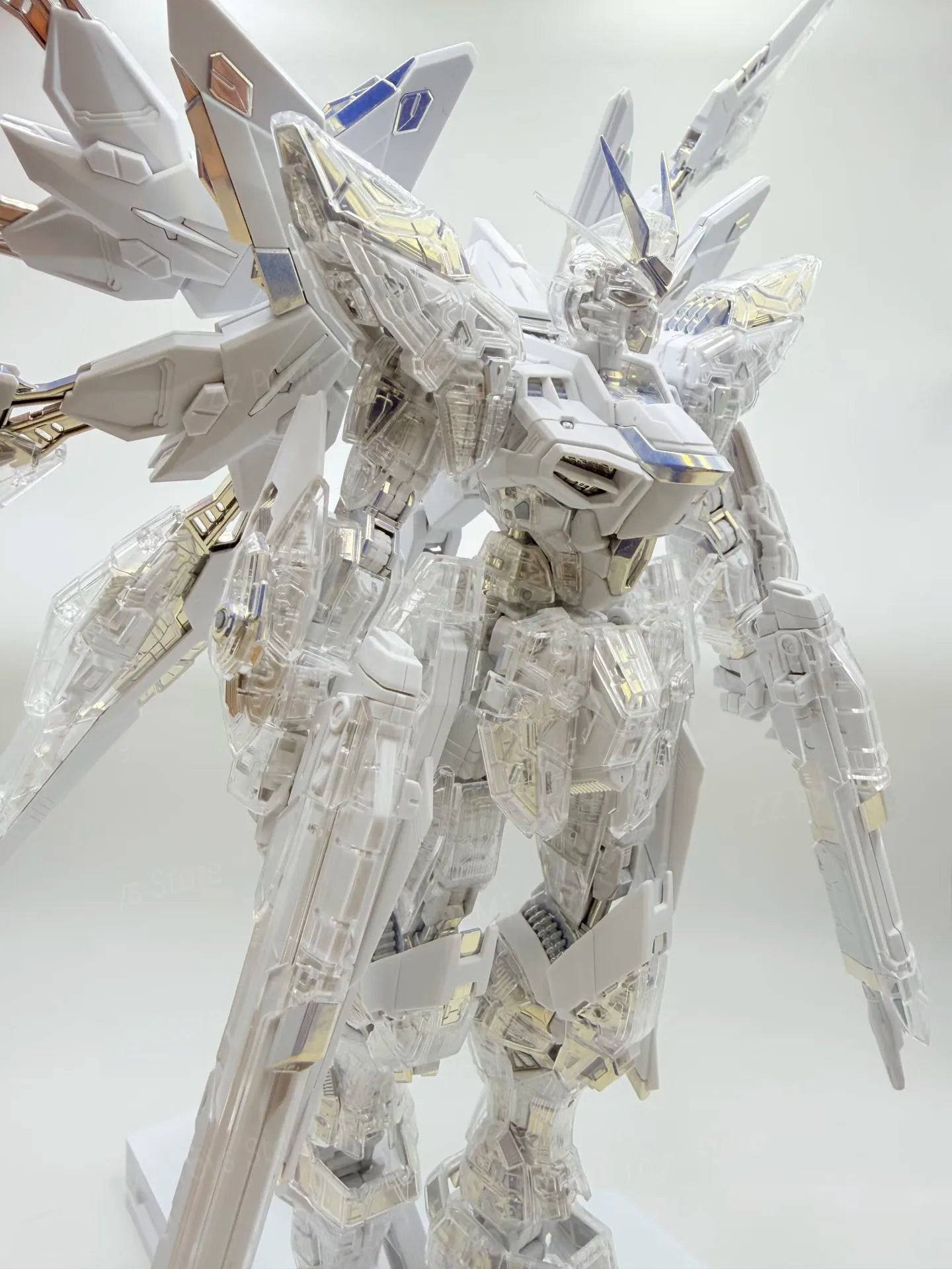 CHANGLONG 7701 MGEX 1/100 Zgmf-X20a Strike Freedom twilight clear coating Assembly Model Anime Action Figure Robot Plastic Model