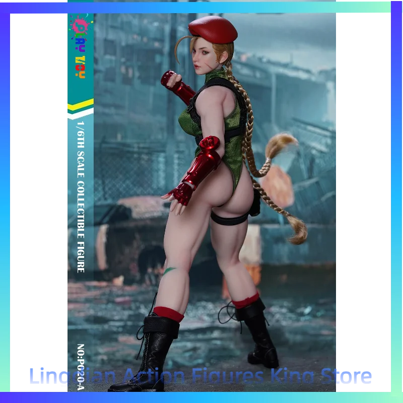 In Stock PLAY TOY 1/6 Fighting Female Warrior Jiami NO:P020-AB Animation Character Model Action Figure Toy Collection Gift