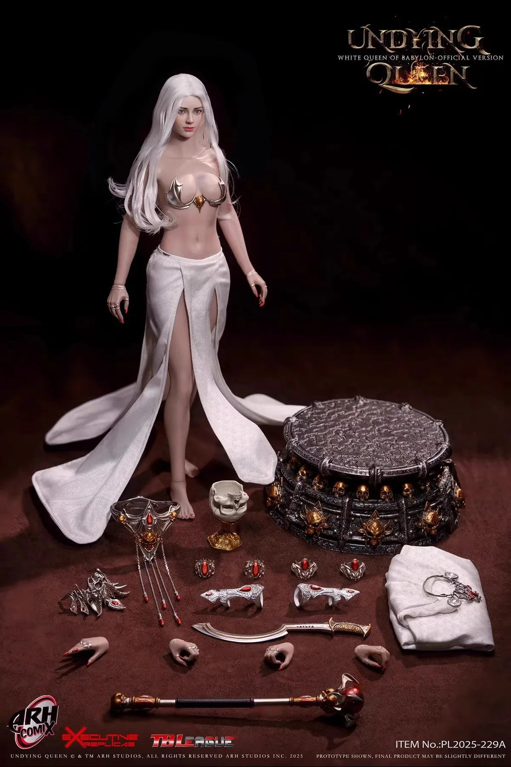 TBLeague PL2025-229 1/6 Soldier Queen of Babylon Movable Eyes 12'' Action Figures Model Toy In Stock