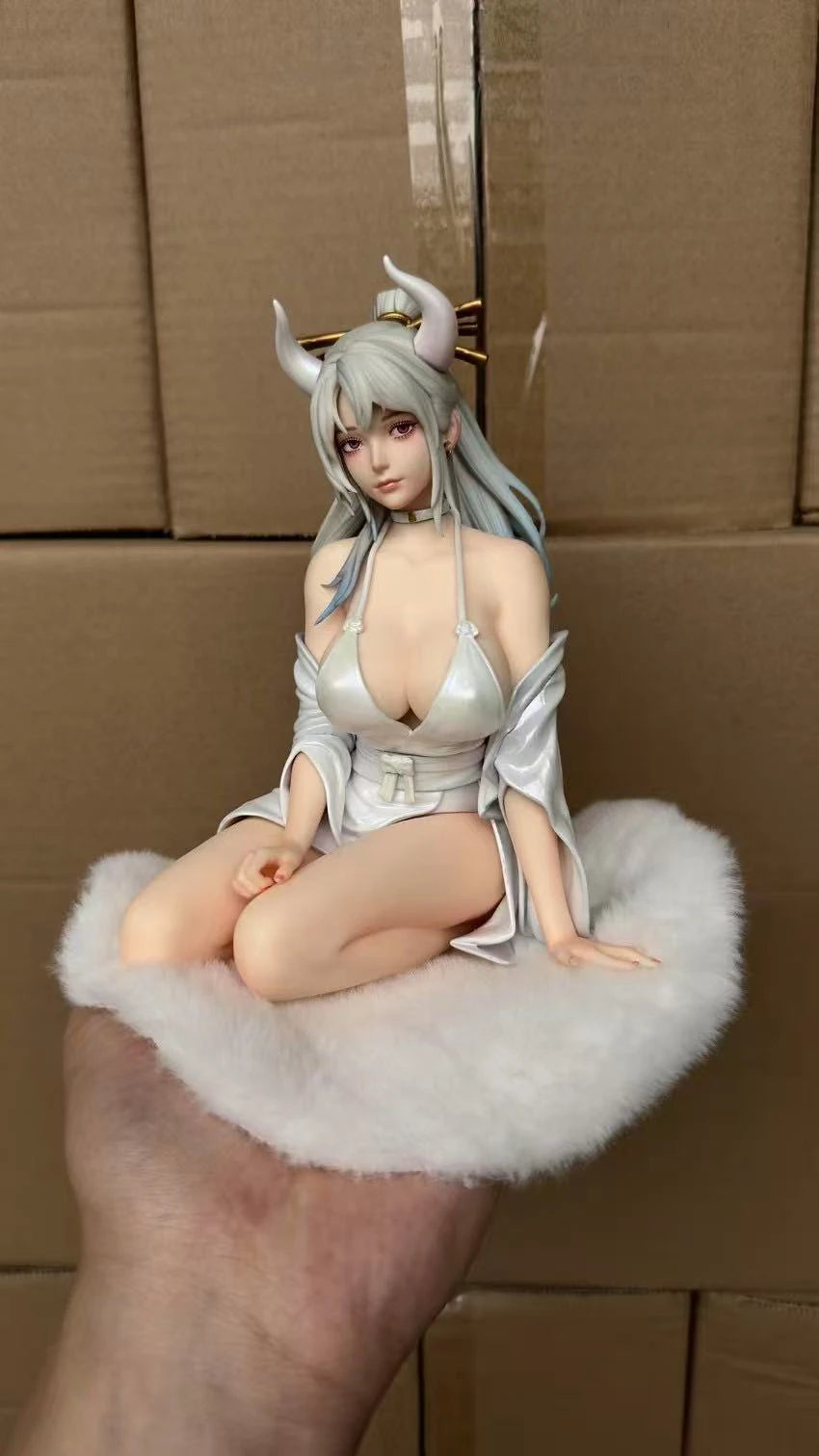 17 см Ямато Аниме Фигурка Едно парче Ямато Фигурки Три Цвета Секси Момичета Статуя Модел Колекция Декорация на Стая Играчка Детски Подаръци