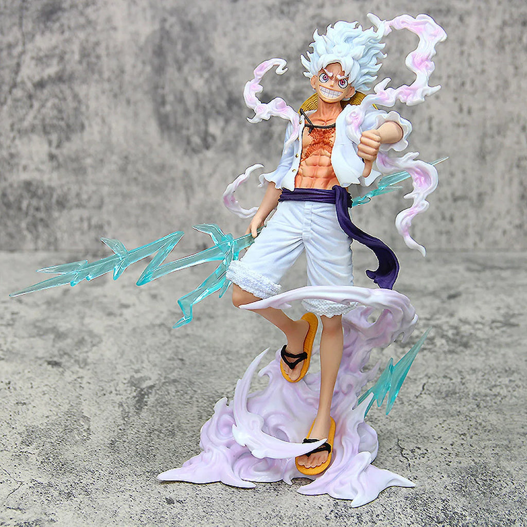 24cm One Piece Luffy Figures Sun God Monkey D Luffy Action Figures PVC Anime Model Collection Statue Decoration Toys Doll Gifts
