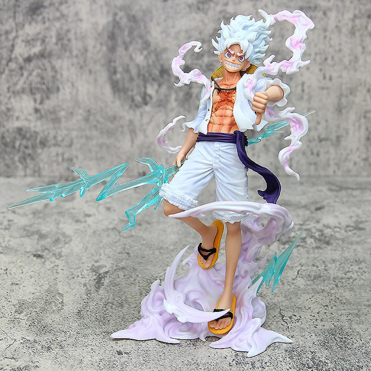 24cm One Piece Luffy Figures Sun God Monkey D Luffy Action Figures PVC Anime Model Collection Statue Decoration Toys Doll Gifts