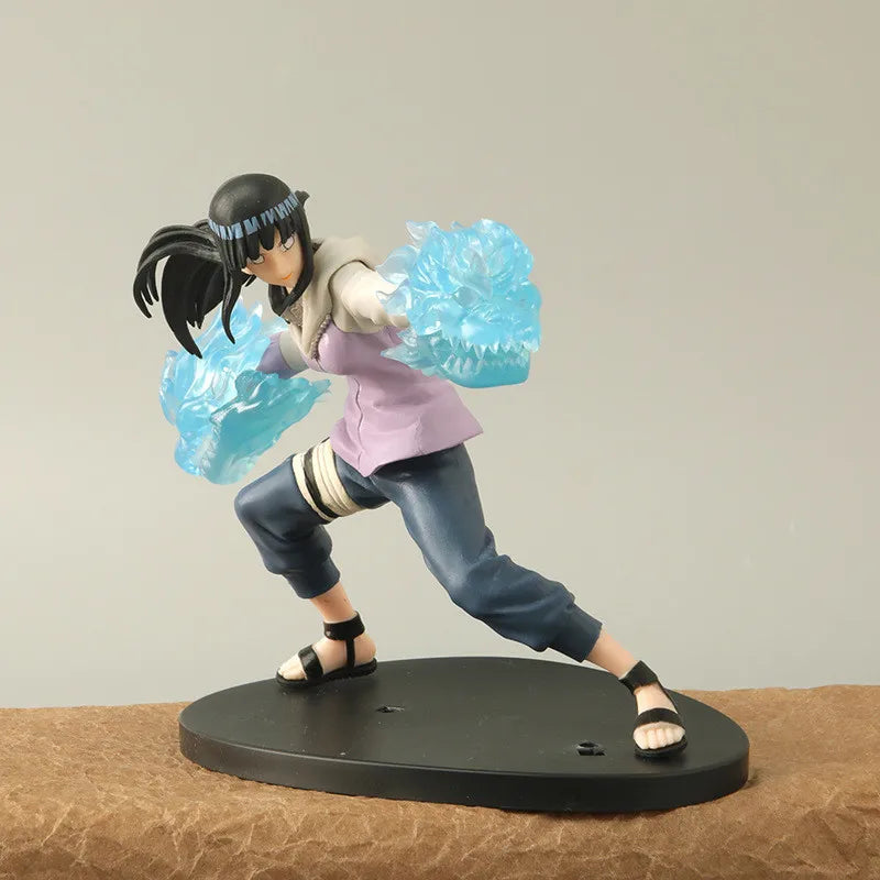 16 cm Naruto Anime Figur Rock Lee Hyuuga Hinata Roubu Doppellöwe Faustkampf Actionfigur Sammlung Modell Puppe Spielzeug Hobbie