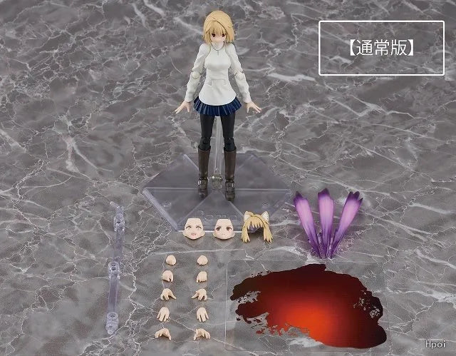 【Original】Max Factory GSC Figma 612 Tsukihime -A Piece of Blue Glass Moon- Arcueid Brunestud Action Figure Model Toy