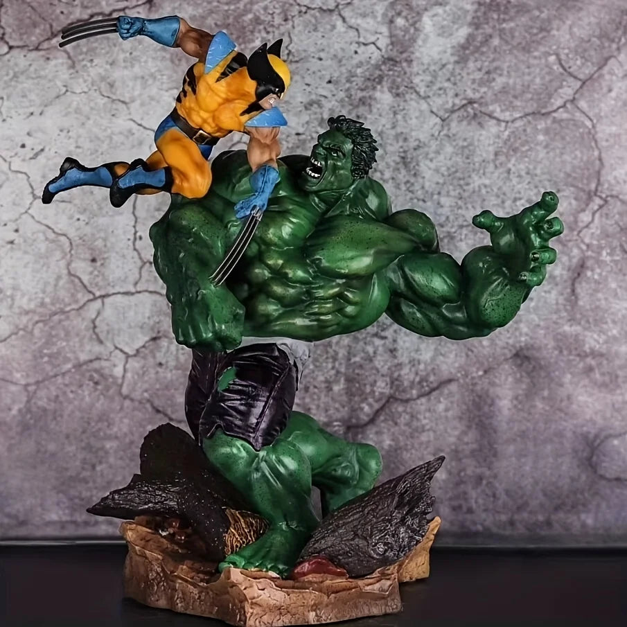 Marvel Superheroes Battle: Approximately 36cm Tall, Oversized Statue Figurine Desktop Ornament