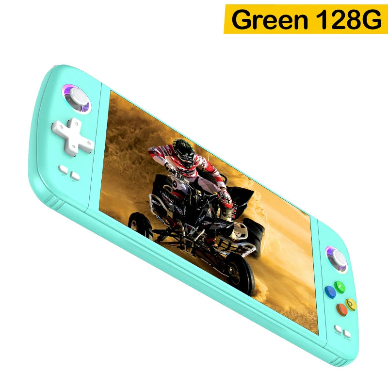 BOYHOM M27 Handheld Game Console 7 Inch IPS Screen System Joystick RGB Lightning Retro Video Game Consola Player VIDEO GAME