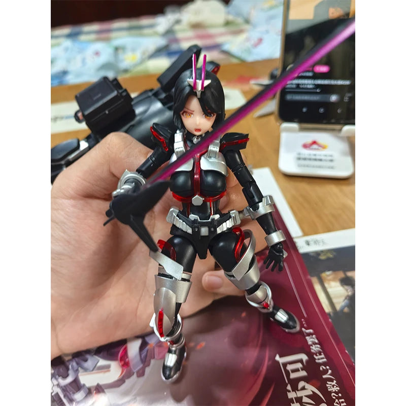 In Stock Yubo Wenchuang 1/12 Battle Rider Goddess Shako Plastic Model Kit  Motorcycle Mechanized Assembly Model Toys Gifts